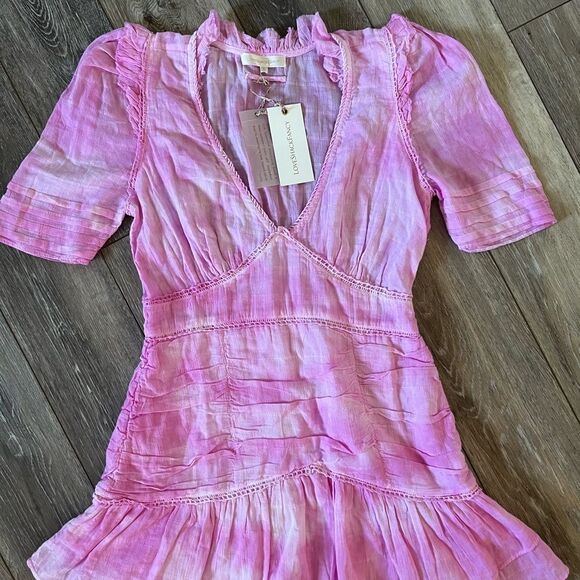 LoveShackFancy Arlo Dress in Peony Pink NWT!🎀 - Picture 10 of 10